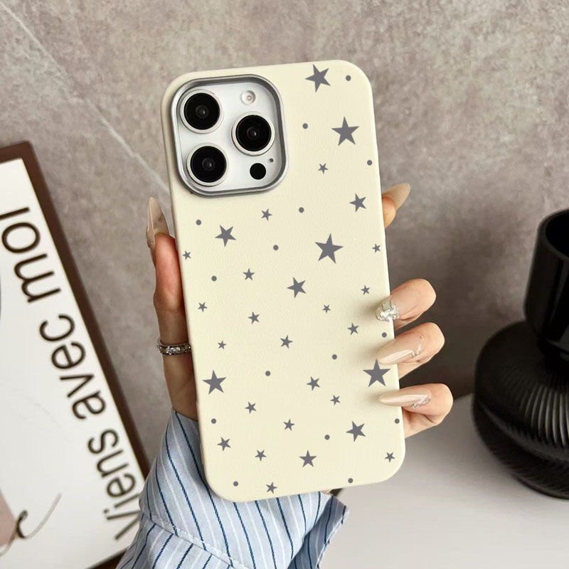 Phone Cases Galaxy A16 5G - Ins coréen plein écran gris étoiles
